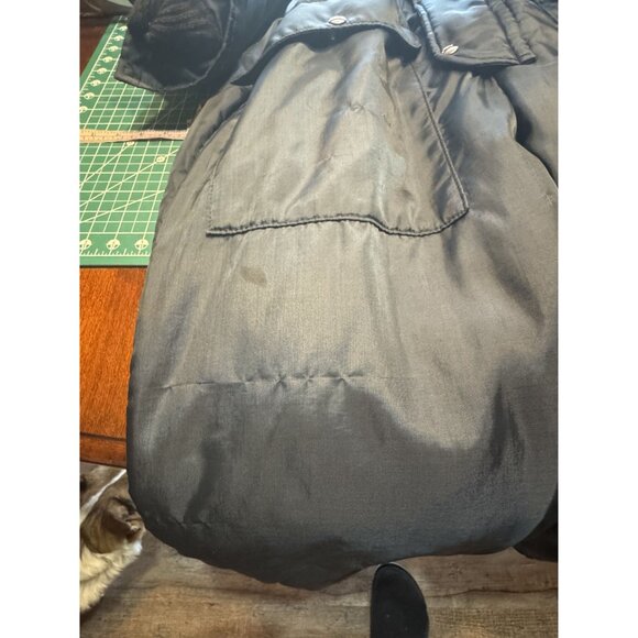 Vintage Walls Blizzard-Pruf Insulated Coveralls Large Tall  Faux Fur Collar Hood - Picture 13 of 16